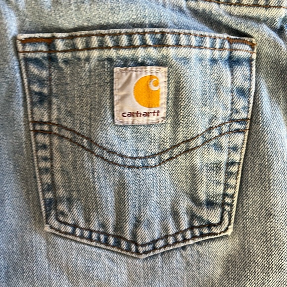 Carhartt Women's Denim Jeans WB160 Size 6 Workwear - Picture 6 of 6